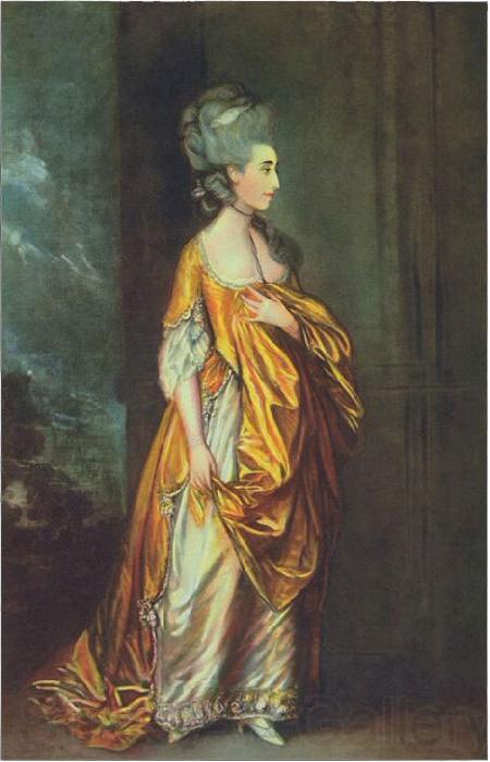 Thomas Gainsborough Mrs Grace Elliot France oil painting art